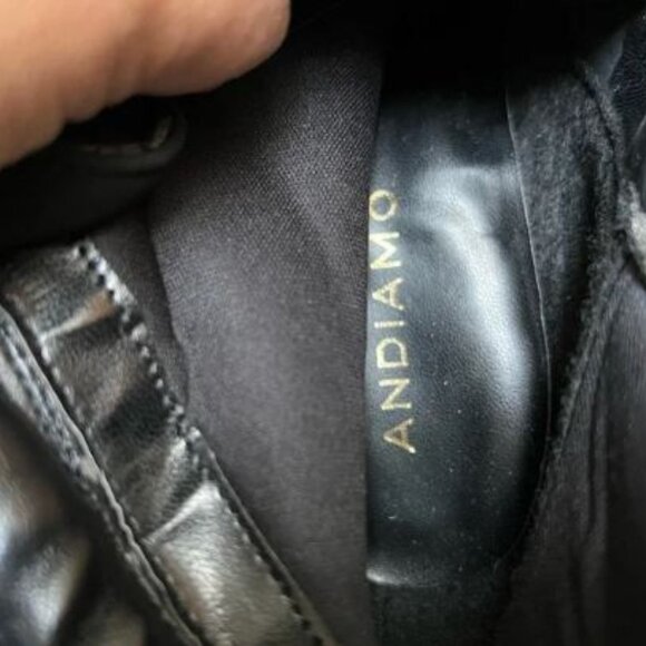 Andiamo, Amascot, Elegant Black Over the Knee Boots with Streamlined design - Picture 3 of 4